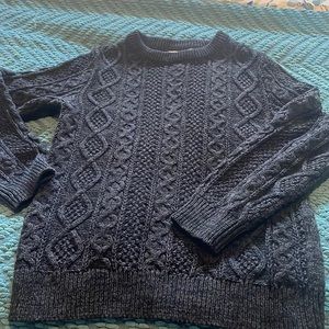 Old Navy Pullover Sweater, Navy, Boys Sized 6-7